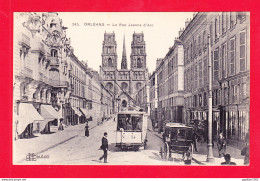 F-45-Orleans-67A66  La Rue Jeanne D'Arc, Tramway, Cpa BE - Orleans