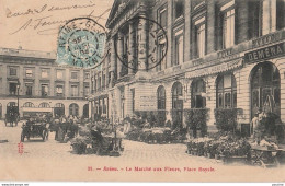 S21-51) REIMS -  LE MARCHE AUX FLEURS  , PLACE ROYALE - Reims