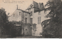 S21-17) SAINTES - COLLEGE  DE JEUNES FILLES - PAVILLON SITUE DANS LA COUR D'HONNEUR -  ( 2 SCANS ) - Saintes