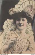 ARTISTE FEMME - FRAU - LADY - DELMAY  -  STEBING , PARIS - ( OBLITERATION DE 1901 - 2 SCANS ) - Entertainers