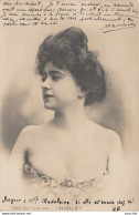 ARTISTE FEMME - FRAU - LADY - CHARLEY  -  KUNZLI  , PARIS - ( OBLITERATION DE 1901 - 2 SCANS ) - Entertainers