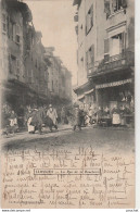  S18-87) LIMOGES - LA RUE DE LA BOUCHERIE   - ( ANIMEE - OBLITERATION DE 1904 - 2 SCANS ) - Limoges