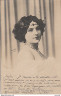 ARTISTE FEMME - FRAU - LADY - MAUD D'ARBY (BOUFFES PARISIENS) - ORICELLY , PARIS - ( OBLITERATION DE 1902 - 2 SCANS ) - Künstler