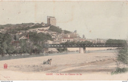  S18-26) CREST -  LE PONT DU CHEMIN DE FER - ( COLORISEE - 2 SCANS ) - Crest