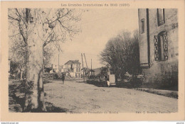 S13-82) MOISSAC -  LES GRANDES INONDATIONS DU MIDI - PROMENADE DU MOULIN - ( 2 SCANS ) - Moissac