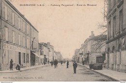 S11-47) MARMANDE - FAUBOURG PUYGUERAUD - ROUTE DE MIRAMONT - (ANIMÉE - RESTAURANT Vve PONÇON - 2 SCANS)) - Marmande