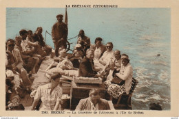 S11-22) ILE DE BREHAT - LA TRAVERSEE DE L'ARCOUEST A L'ILE DE BREHAT - BATEAU - PASSAGERS -( 2 SCANS ) - Ile De Bréhat