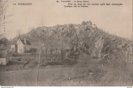 14) FALAISE (CALVADOS) LE MONT MIRAT - C'EST DU HAUT DE CES ROCHERS QU'IL FAUT COMTEMPLER L'ANTIQUE CITE - ( 2 SCANS ) - Falaise