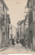 S5-11) BRAM (AUDE)  VIEILLE RUE , PRES DE L'EGLISE - ( TRES ANIMEE - HABITANTS - VILLAGEOIS - 2 SCANS ) - Bram