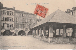 S2-82) CAYLUS - PLACE DU MARCHE - HALLE - Caylus