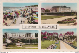 S1-14)  DEAUVILLE - SOUVENIR - 4 VUES DIVERSES  - 2 SCANS) - Deauville