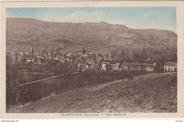 S30-12) CLAIRVAUX ( AVEYRON) VUE GENERALE - ( 2 SCANS ) - Autres & Non Classés