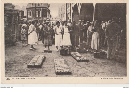 S30-80) CAYEUX SUR MER - LA HALLE AUX POISSONS  - ( 2 SCANS ) - Cayeux Sur Mer