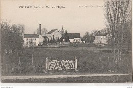 S28-39) CRISSEY (JURA) VUE SUR L ' EGLISE  - ( 2 SCANS ) - Other & Unclassified