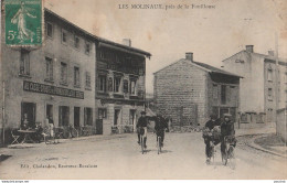 S28-42) Les Molinaux (pour Molineaux), Près De La Fouillouse (avec Cyclistes Devant "Au Casse-Croûte Des Promeneurs") - Other & Unclassified