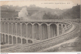 S24-22) SAINT BRIEUC - LE PONT DE SOUZIN - ( TRAIN  VAPEUR - 2 SCANS ) - Saint-Brieuc