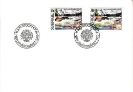 SCHWEDEN MI-NR. 674-675 FDC MITLÄUFER 1970 NATURSCHUTZJAHR - European Ideas