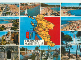 France Charente Maritime Map And Several Views - Andere & Zonder Classificatie