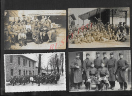 MILITARIA LOT DE CARTE PHOTO GROUPE DE SOLDATS : - Personnages