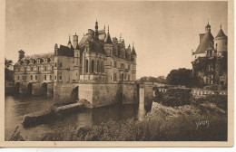 37 -  Chenonceaux -  Château De Chenonceaux  Façade Nord Est     **CPA Vierge ** - Chenonceaux