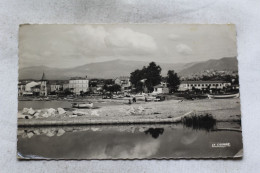 Cpsm 1959, Cros De Cagnes Et Le Vieux Village De Cagnes, Alpes Maritimes 06 - Cagnes-sur-Mer