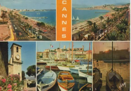 CANNES, MULTIVUE COULEUR REF 16952 - Cannes