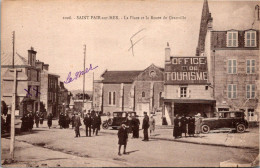 50 Saint Pair Sur Mer - La Place Et La Route De Granville - Auto - Office De Tourisme - Saint Pair Sur Mer