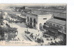 LYON - Le Président De La République - Réception De M. Poincaré à La Gare De Perrache - Très Bon état - Autres & Non Classés