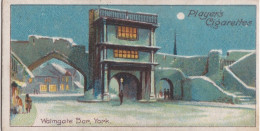 York, Walmgate Bar - Celebrated Gateways 1909  - Players Cigarette Cards - Antique - Bridges - Player's