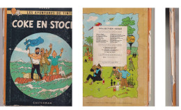 TINTIN Coke En Stock   B25     1958 - Hergé