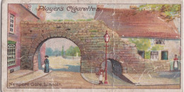 24 Lincoln, Newport Gate  - Celebrated Gateways 1909  - Players Cigarette Cards - Antique - Bridges - Player's
