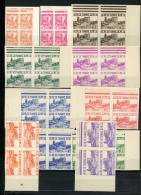 BG38 Bel Ensemble De Timbres Oblitérés De Divers Pays + 11 Blocs De 4 ** NON DENTELES De Tunisie. A Saisir !!! - Collections (en Albums)