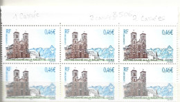 FRANCE N° 3506 0.46€ NOTRE DAME DE LA  SALETTE 1 CROIX CASSEE A 2 CROIX CASSEES BLOC DE 6 NEUF SANS CHARNIERE - Ungebraucht