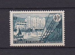 SAINT PIERRE ET MIQUELON 1955 TIMBRE N°351 NEUF AVEC CHARNIERE - Unused Stamps