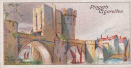 20 Shrewsbury Welsh Bridge Gate  - Celebrated Gateways 1909  - Players Cigarette Cards - Antique - Bridges - Player's