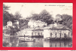 F-24-Perigueux-36P206  Le Pont Cassé, Personnage Dans Une Barque, Cpa BE - Périgueux