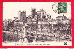 F-11-Narbonne-13P27 La Cité Et Le Monument Aux Morts, Cpa BE - Narbonne