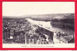 F-78-Mantes-06P27 Panorama, Vue Prise De Notre Dame, Cpa BE - Mantes La Jolie