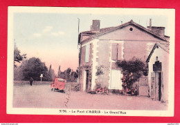 F-16-Le Pont D'Agris-01Ph49  La Grande Rue, Vieille Voiture, Cpa Colorisée BE - Autres & Non Classés