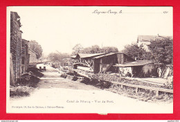 F-77-Lizy Sur Ourcq-04P117  Le Canal De L' Ourcq, Vue Du Port, Cpa Précurseur BE - Lizy Sur Ourcq