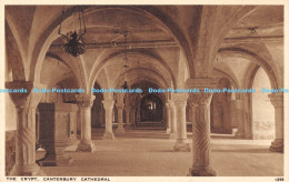 R176125 The Crypt. Canterbury Cathedral. Salmon. Gravure Style - World