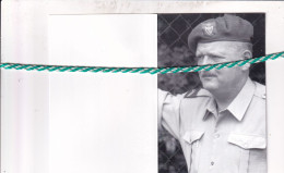 Aubrey De Groote-Schild, Diksmuide 1926, 2003. Beroepsmilitair, Oud-strijder 40-45, Vrijwilliger Veteraan Korea. Foto - Obituary Notices