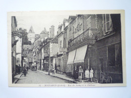 2024 - 2140  MONTARGIS  (Loiret)  :  Rue Du LOING Et Le Château   1946   XXX - Montargis