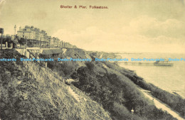 R177074 Shelter And Pier. Folkestone. Upton - World