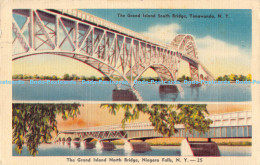 R177077 The Grand Island South Bridge. Tonawanda. N. Y. The Grand Island North B - World