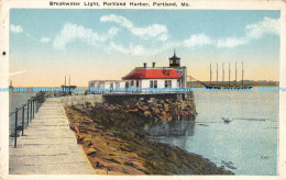 R177079 Breakwater Light. Portland Harbor. Portland. Me. The Eastern News - World
