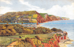 R176142 Sidmouth From Peak Hill. Salmon. Water Colour - World