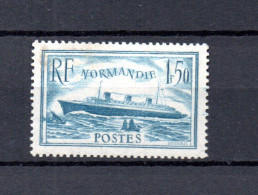 Frankreich 1936 Freimarke 316 "Blauen Bandes Durch Normandie" Ungebraucht/MLH - Ongebruikt