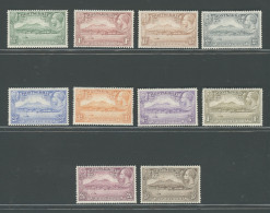1932 Montserrat, Stanley Gibbons N. 84-93 - 300 Anniversary Of Settlement - Serie Di 10 Valori - MH* - Sonstige & Ohne Zuordnung