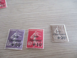 VM TP France N°266 à 268  Sans  Charnière - Unused Stamps